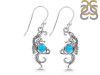 Turquoise Sea Horse Earring TRQ-RUE-11.