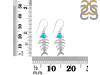 Turquoise Fish Bone Earring TRQ-RUE-17.