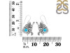 Turquoise Mermaid & Shell Earring TRQ-RUE-21.