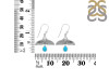 Turquoise Whale Tail Earring TRQ-RUE-22.