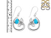 Turquoise Whale Tail Earring TRQ-RUE-28.