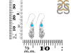 Turquoise Mermaid & Dolphin Earring TRQ-RUE-35.