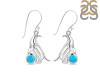 Turquoise & White Topaz Penguin Earring TRQ-RUE-44.