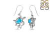 Turquoise Turtle Earring TRQ-RUE-58.