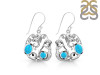 Turquoise Mermaid & Sea Horse & Star Fish & Shell Earring TRQ-RUE-66.