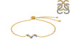 Tanzanite & White Topaz Bracelet With Adjustable Camera Lock TZN-RDB-143.