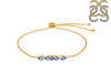 Tanzanite Bracelet With Adjustable Camera Lock TZN-RDB-150.