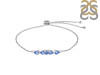 Tanzanite Bracelet With Adjustable Camera Lock TZN-RDB-150.