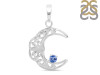 Tanzanite Crescent Moon Pendant TZN-RDN-150-A.