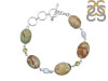 Variscite/Peridot/Moonstone Bracelet-BSL VRC-11-7
