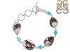 Wild Horse Jasper/Turquoise Bracelet-BSL WOJ-11-2