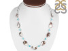 Wild Horse Jasper/Turquoise Necklace-NJ WOJ-12-2