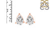 White Topaz Stud Earring WTZ-RDE-1368.