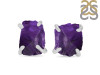 Amethyst Raw Crystal Stud Earring AMT-RE-350.