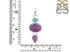 Amethyst/Blue Topaz Pendant-2SP AMT-1-46