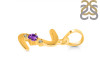 Amethyst & White Topaz Alphabet Z Pendant AMT-RDA-26.