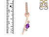 Amethyst & White Topaz Alphabet I Pendant AMT-RDA-35.
