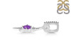 Amethyst & White Topaz Alphabet I Pendant AMT-RDA-35.