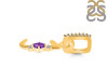 Amethyst & White Topaz Alphabet J Pendant AMT-RDA-36.