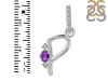 Amethyst & White Topaz Alphabet P Pendant AMT-RDA-42.