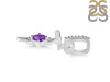 Amethyst & White Topaz Alphabet T Pendant AMT-RDA-46.