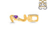 Amethyst & White Topaz Alphabet Z Pendant AMT-RDA-52.