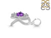 Amethyst & White Topaz Alphabet R Pendant AMT-RDA-70.