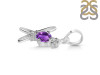 Amethyst & White Topaz Alphabet X Pendant AMT-RDA-76.