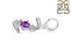 Amethyst & White Topaz Alphabet Z Pendant AMT-RDA-78.