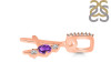 Amethyst & White Topaz Alphabet A Pendant AMT-RDA-79.