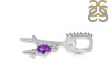 Amethyst & White Topaz Alphabet A Pendant AMT-RDA-79.