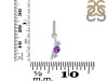 Amethyst & White Topaz Alphabet I Pendant AMT-RDA-87.