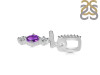 Amethyst & White Topaz Alphabet T Pendant AMT-RDA-98.