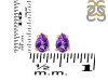 Amethyst Stud Earring AMT-RDE-1174.