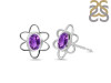 Amethyst Stud Earring AMT-RDE-12.
