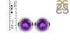 Amethyst Stud Earring AMT-RDE-1433.