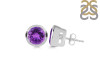Amethyst Stud Earring AMT-RDE-1433.