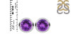 Amethyst Stud Earring AMT-RDE-1243.