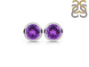 Amethyst Stud Earring AMT-RDE-1243.