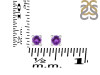 Amethyst Stud Earring AMT-RDE-1296.