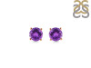 Amethyst Stud Earring AMT-RDE-1349.