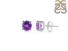 Amethyst Stud Earring AMT-RDE-1349.