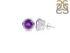 Amethyst Stud Earring AMT-RDE-1426.