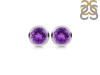 Amethyst Stud Earring AMT-RDE-1244.