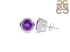 Amethyst Stud Earring AMT-RDE-1244.