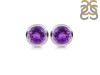 Amethyst Stud Earring AMT-RDE-1434.