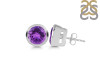 Amethyst Stud Earring AMT-RDE-1434.