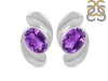 Amethyst Stud Earring AMT-RDE-15.