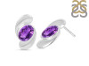 Amethyst Stud Earring AMT-RDE-15.