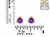 Amethyst Stud Earring AMT-RDE-1517.